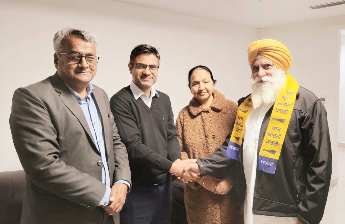 बसपा छोड़कर आम आदमी पार्टी में शामिल हुए बलजीत सिंह भारापुर